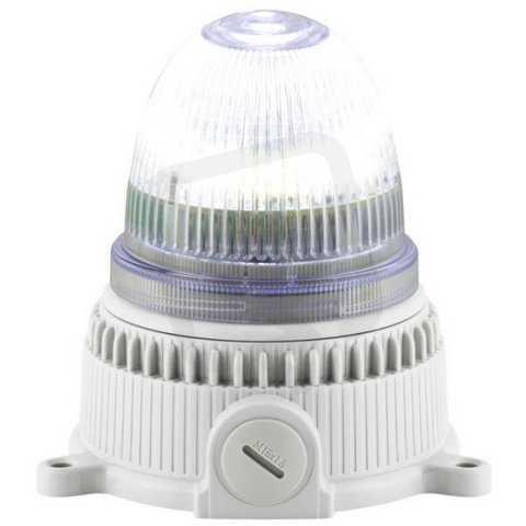 Svítidlo signální OVOLUX LED 90/240 V, AC, IP65, M16, čirá, světle šedá 38816