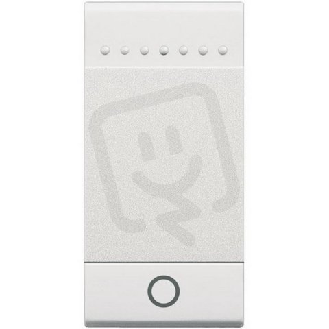 BTICINO LIVINGLIGHT KRYTKA SPÍNAČ SVĚTL.1MODULOVÁ BÍLÁ N4915AN