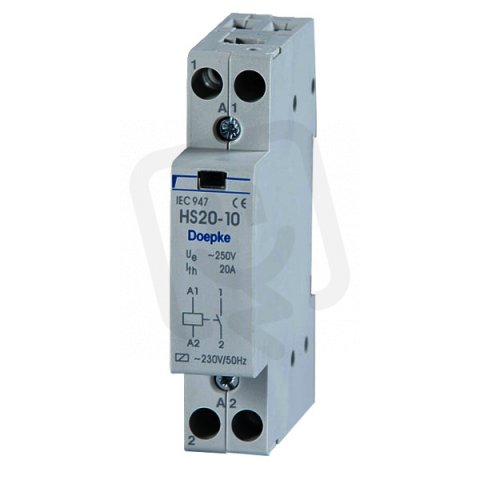 Instalační stykač HS20-20 20 A, 230 V, 50 Hz,  2 sp., 0 rozp. DOEPKE 09980402
