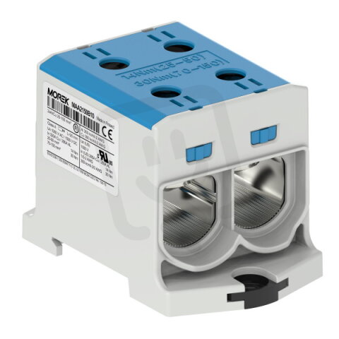 Univerzální řadová svorka OTL 150-2xAl/Cu 25-150mm2 1000V modrá MOREK MAA2150B10