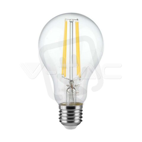 LED Bulb 12W Filament E27 A60 Clear Cover 3000K VT-2133-N V-TAC SKU217458
