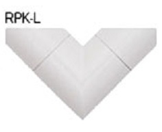 Trevos 13923 RPK - L cr spojovací díl ve tvaru L - černá (RAL 9005)