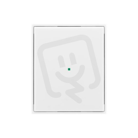 ABB Element,Time Kryt 1násobný bez potisku bílá/bílá 6220E-A01000 03