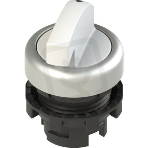 Přepínač Dlouhá páka, d22mm, 2, bílá, plast, chrom, IP67 PIZZATO E21SE22ACA29AB