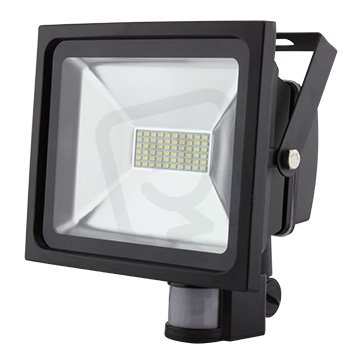 LED reflektor Classic PIR SMD 30W černý, 5500K, 2700lm FK TECHNICS 4738297