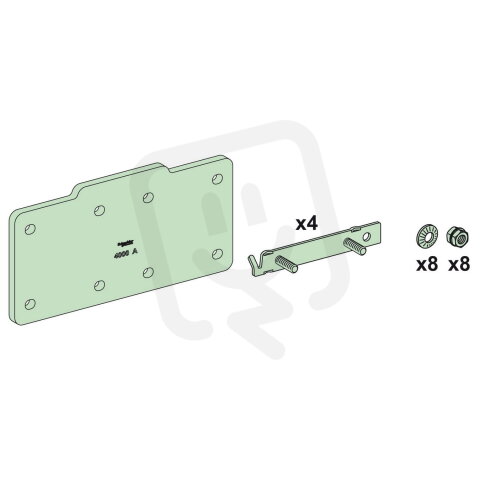 Spojka horizontálních přípojnic LGYE 4000A SCHNEIDER LVS04623