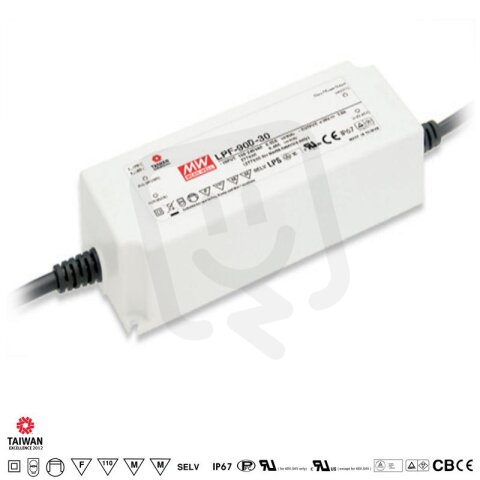 Stmívatelný zdroj pro LED 90W 24V 3750mA MEAN WELL LPF-90D-24