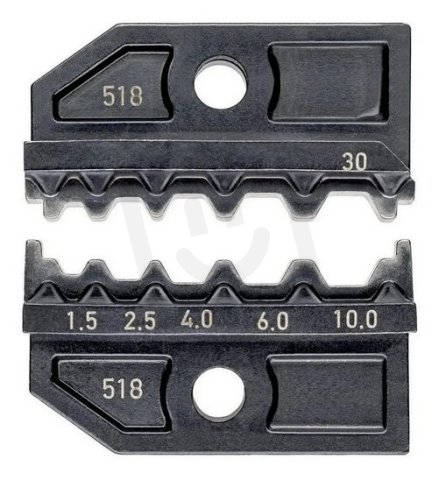 KNIPEX 974930 čelisti k LK1 na oka lehčená, pro průřezy 1,5-10mm2 C1-OL 1510