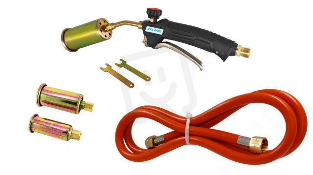 Plynová opalovací souprava 9-56 kW + trysky 25, 35, 50 mm + hadice 1,5 m