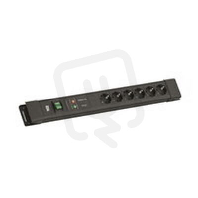 CONNECTUS 6xCEE7/3 1xGVS 1xSchalter 2,0m