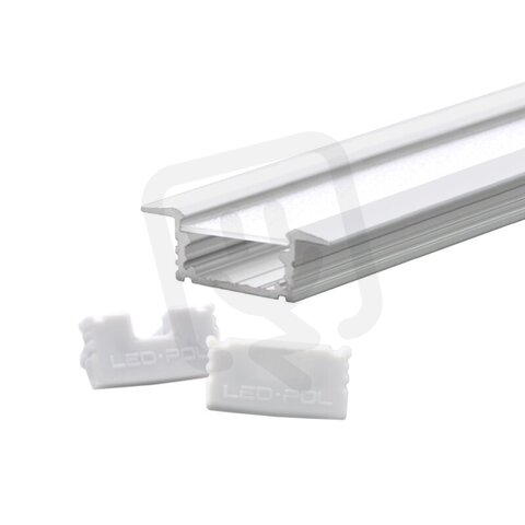 Zapuštěný profil pro LED pásky ORO PROFIL UNI IN 2M C SET LED-POL ORO32038
