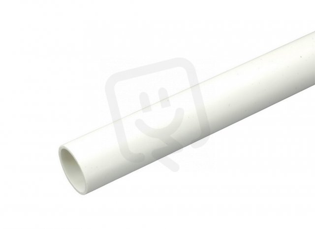 Trubka pevná s hrdlem 320N, vnější průměr 50mm, 3m, bílá RL 50 b