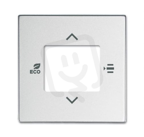 ABB KNX Kryt pro termostat prostorový hliníková stříbrná 6109/03-83-500
