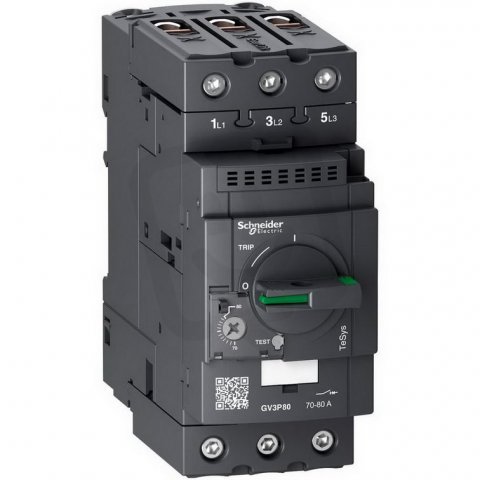 Motorový jistič termo-magnetický 70-80A SCHNEIDER GV3P80