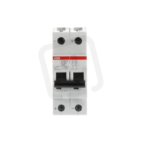 S202M-C25UC Jistič 2P 25A char. C ABB 2CDS272061R0254