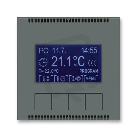 Termostat pokojový programovatelný 3292M-A10301 61 grafitová Neo ABB