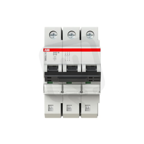 S403M-D16 Jistič 3p char.D 16A 10000 230/400V ABB 2CCS573001R0161