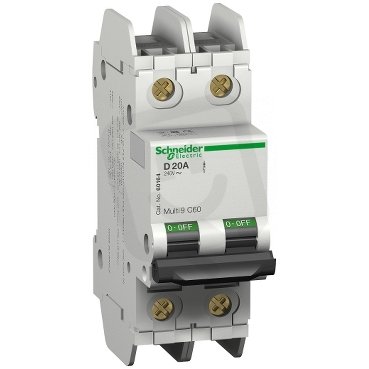 60155 MULTI9 C60 UL489 2P 3A D 240VAC BO