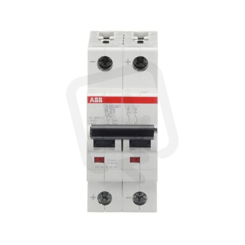 ABB S202MT-B25UC 2F jistič 25 A char. B 10kA 440V AC/DC pro kolejová vozidla