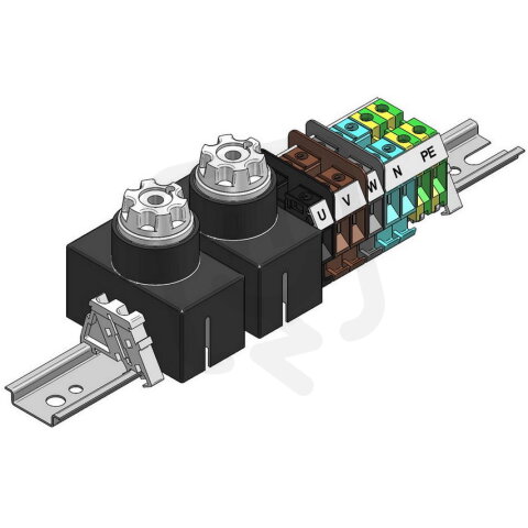 Stožárová výzbroj SV - B - 6.10.5/2 (dva nosiče pojistek) ELEKTRO BEČOV H441121