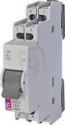 Modulový vypínač SG 216, 2p, kat. AC-22A,16A, 400V AC ETI 760121104