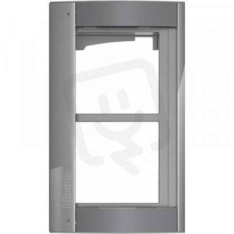 RÁMEČEK+ŠASÍ PRO 2MODULOVÝ PANEL SFERA, OCEL BTICINO 350223