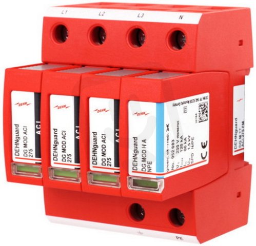 Svodič přepětí DEHNguard M 4pól Uc 275V AC s modulem ACI technologie 952341