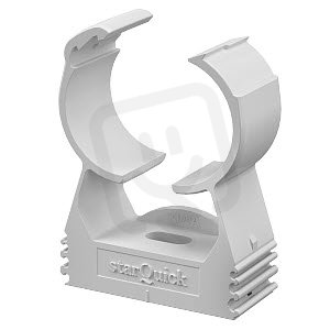 OBO SQ-25 LGR Příchytka starQuick 24-28mm světle šedá Polyamid PA