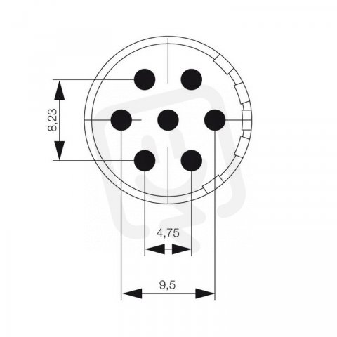 kontakt SAI-M23-SE-7-F WEIDMÜLLER 1224070000