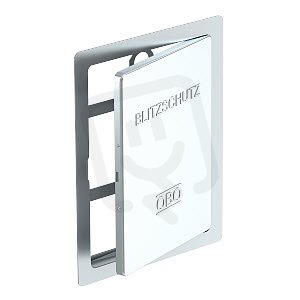 OBO 5800 VZ Revizní dvířka pro podlahová rozpoj. místa 230x180x14 Ocel pás.zink