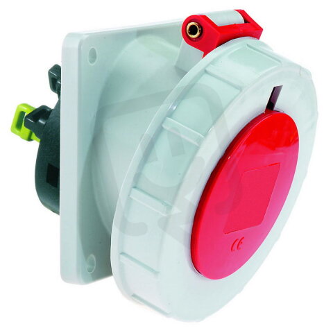 Zásuvka vestavná 32A 5p 400V IP67 6h Quick-Connect BALS 12854