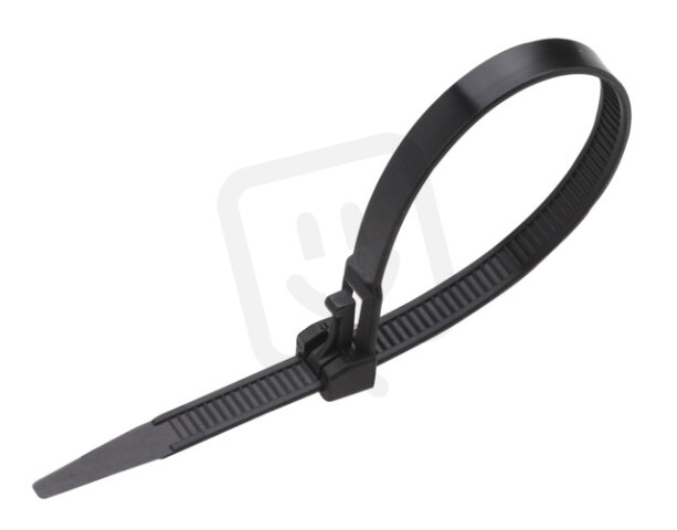 Otevíratelná vázací páska černá UV 280 x 7,5 mm (100 ks) CIMCO 181496