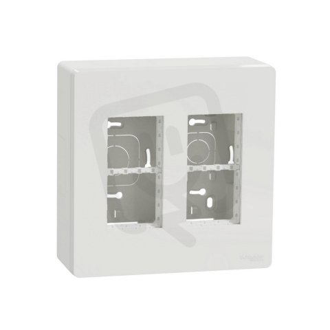 Centrální jednotka NOVÁ UNICA SYSTEM+ 2x4 moduly vertikální povrchová, Bílá