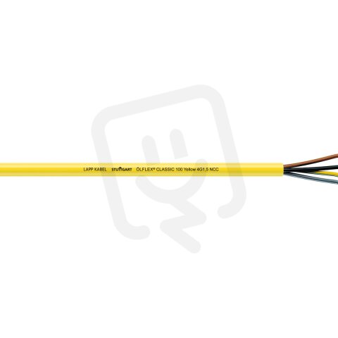 Připojovací kabel ÖLFLEX CLASSIC 100 YELLOW 3G1,5 LAPP 0010400