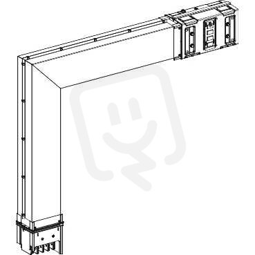 Schneider KSA1000DLF4CF Koleno 1000 A horizontální na míru