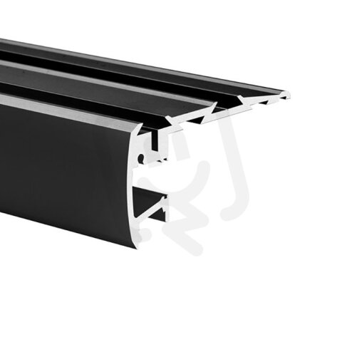 LED hliníkový profil KLUŚ STEP černá 1m /18042K7_1m/ ALUMIA A18042A07_1