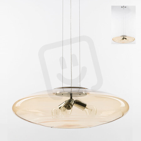 GALA ZÁVĚS ŽLUTÁ 3xE27 PRŮM.600