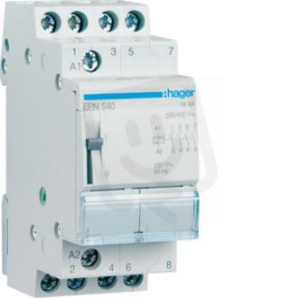 Impulsní relé 16A, 4S, 230V AC / 110V DC /EPE540/ HAGER EPN540