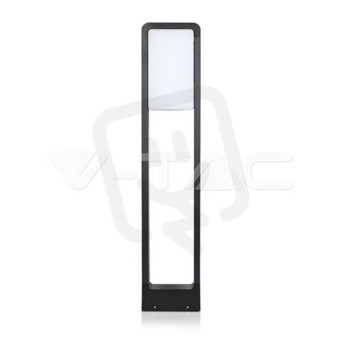 10W LED Bollard Lamp SAMSUNG CHIP Black Body IP65 6500K V-TAC SKU20115