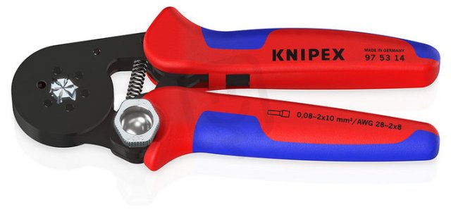 KNIPEX 975314 lisovací kleště na dutinky 0,08-10mm2 dle UL šestihran (LDU)