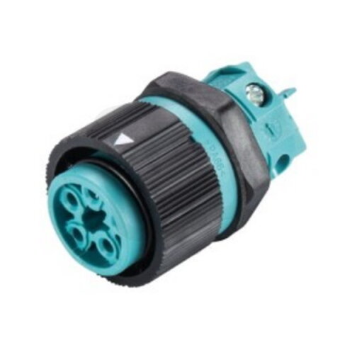 zásuvka vestavná RST mini, 5-pól, modrá WIELAND 46.051.5053.6