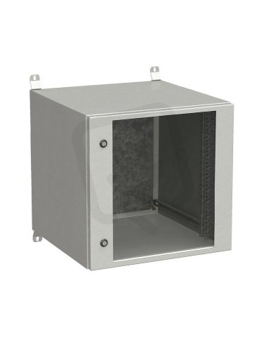 Rozvadeč nástěnný venkovní LC-20 12U 600x600 dveře sklo 2x1bod.zámek