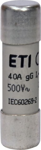 Válcová pojistka CH14 gG 40A/500V ETI 002651034