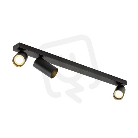 KAMI stropní přisazené svítidlo, 3x max. 10 W, GU10, černá SLV 1007739