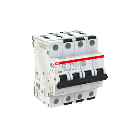 S304P-B16 4 fázový jistič 16 A char. B 25kA ABB 2CDS384001R0165