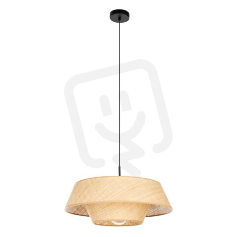 Závěsné svítidlo MARFORD E27 lýko/černá 1X60W IP20 EGLO 44096