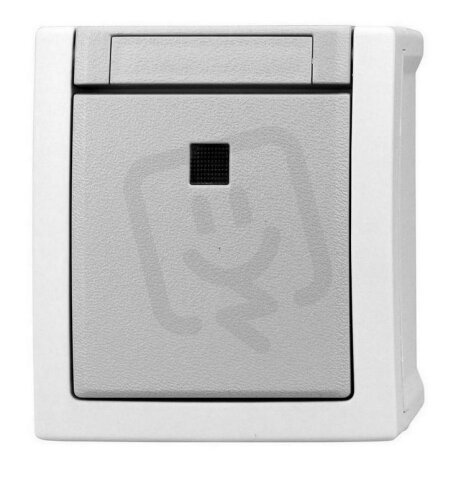 Nástěnný přepínač střídavý č.6, signalizační LED, IP54 SCHRACK EV210015--