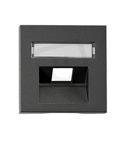 Kryt datové zásuvky 1x RJ45 UAE SFB, popisové pole, antracit SCHRACK EV114314--