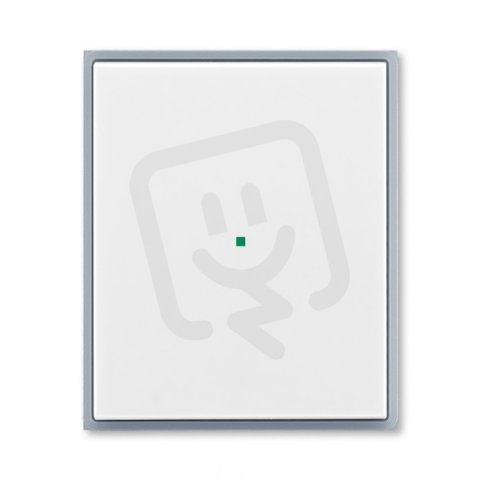 ABB Element Kryt 1násobný bez potisku bílá/ledová šedá 6220E-A01000 04