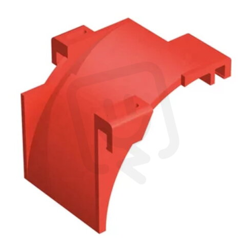 Zarážka pro datový kabel do drátěného kabelového nosníku, polypropylen, červená